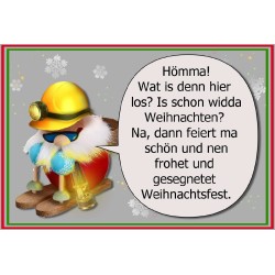 Weihnachtskarte/ Postkarte ausm Pott "Hömma" 5 Stück