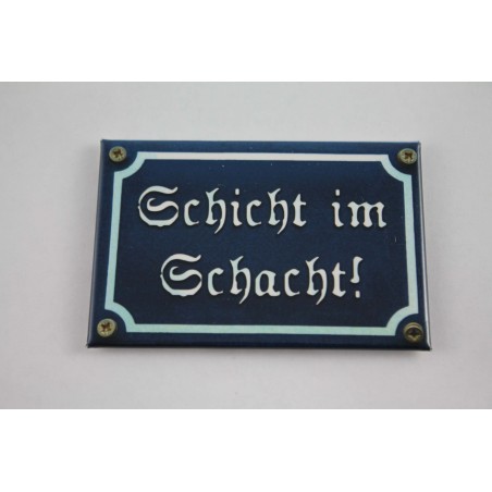 Kühlschrank - Magnet Schicht im Schacht