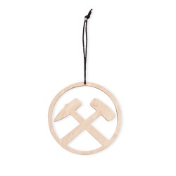Geschenkanhänger Schlägel und Eisen natur