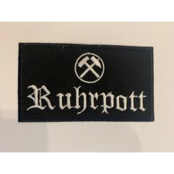 Ruhrpott Patch schwarz zum Aufbügeln oder Aufnähen