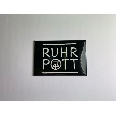 Magnet "Ruhrpott" schwarz
