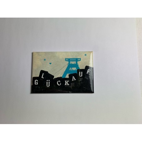 Magnet Glückauf Hochglanz