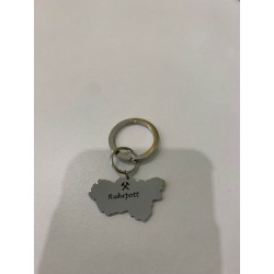 Schlüsselanhänger mit einem Schlüsselring und Ruhrgebietsanhänger