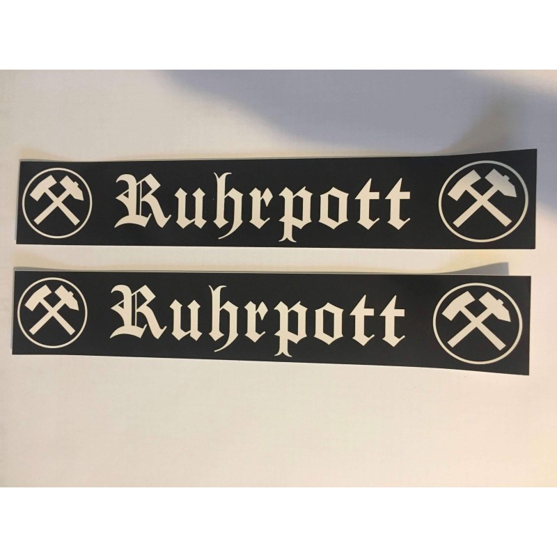 Aufkleber Ruhrpott schwarz