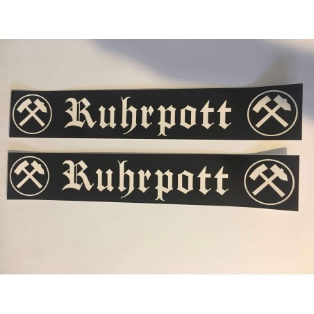 Aufkleber Ruhrpott schwarz