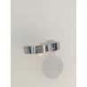 Ring Edelstahl mit Förderturm, Schlägel und Eisen und Lore