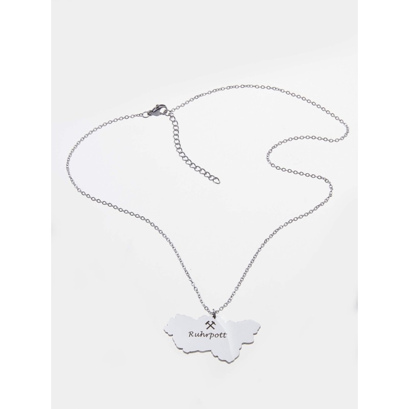 Kette Ruhrgebiet, Edelstahl mit Schlägel und Eisen Kette Ruhrgebiet, Edelstahl mit Schlägel und Eisen